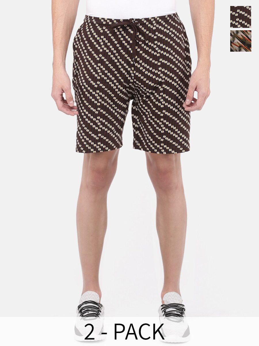 Dollar Men's Casual Bermuda Printed Shorts