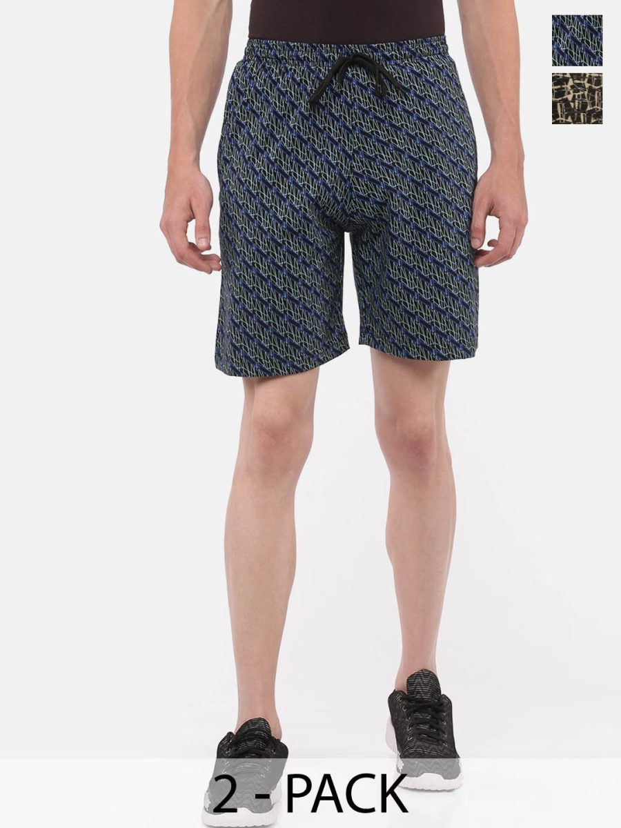 Dollar Men's Casual Bermuda Printed Shorts