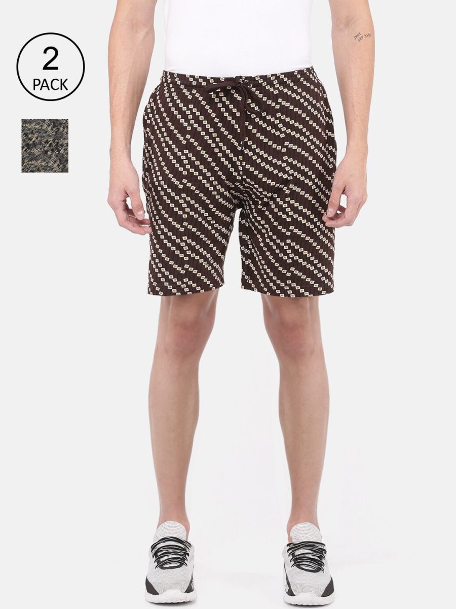 Dollar Men's Casual Bermuda Printed Shorts