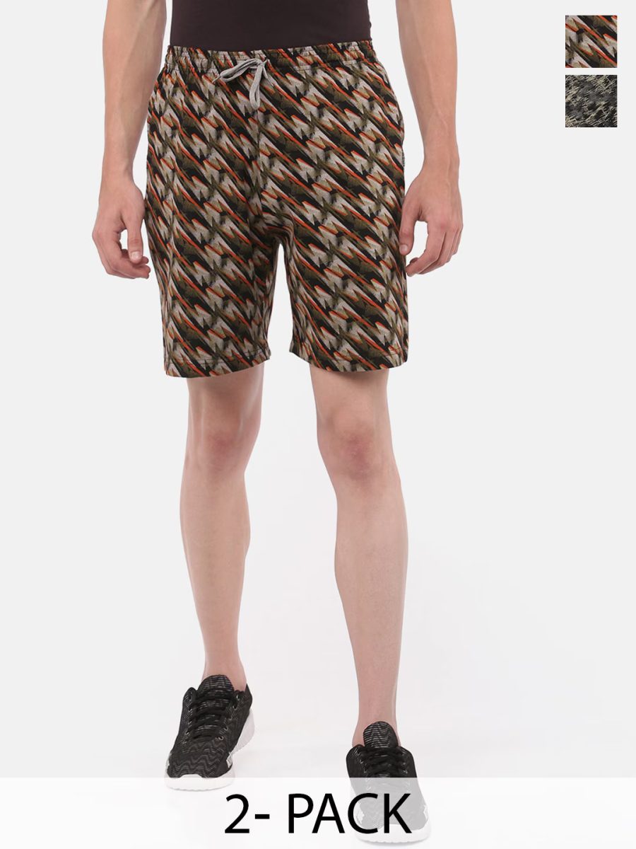 Dollar Men's Casual Bermuda Printed Shorts