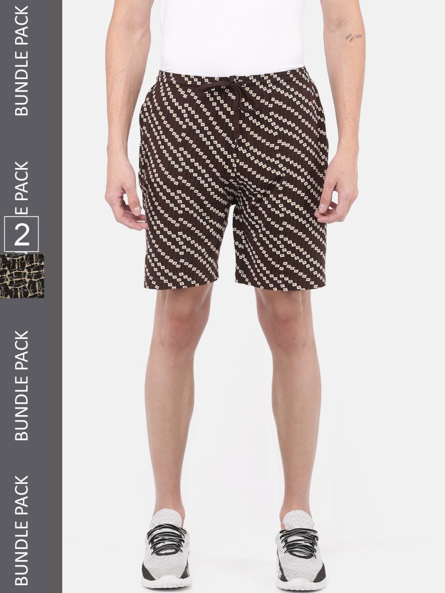 Dollar Men's Casual Bermuda Printed Shorts
