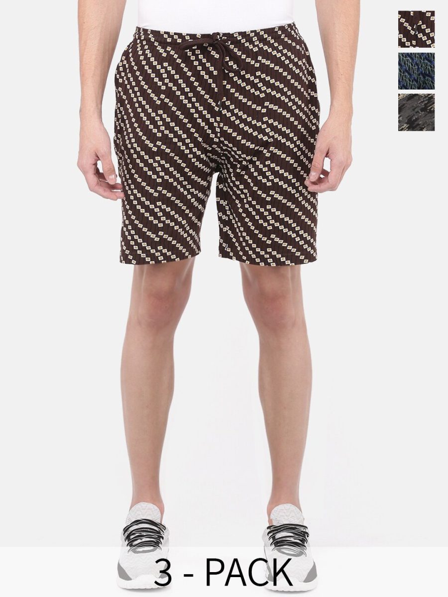 Dollar Men's Casual Bermuda Printed Shorts