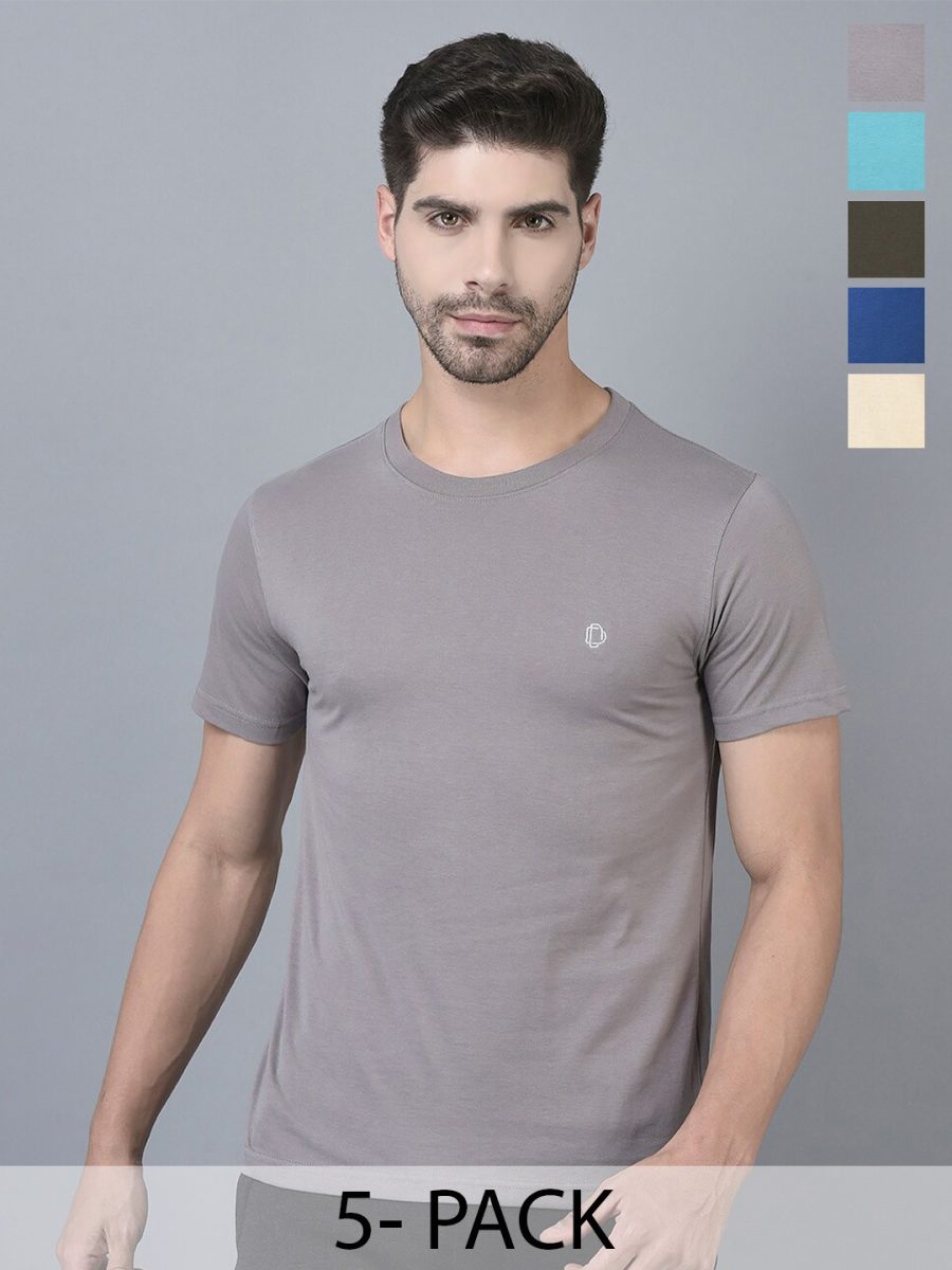 Dollar Men's Casual Round Neck T-Shirt