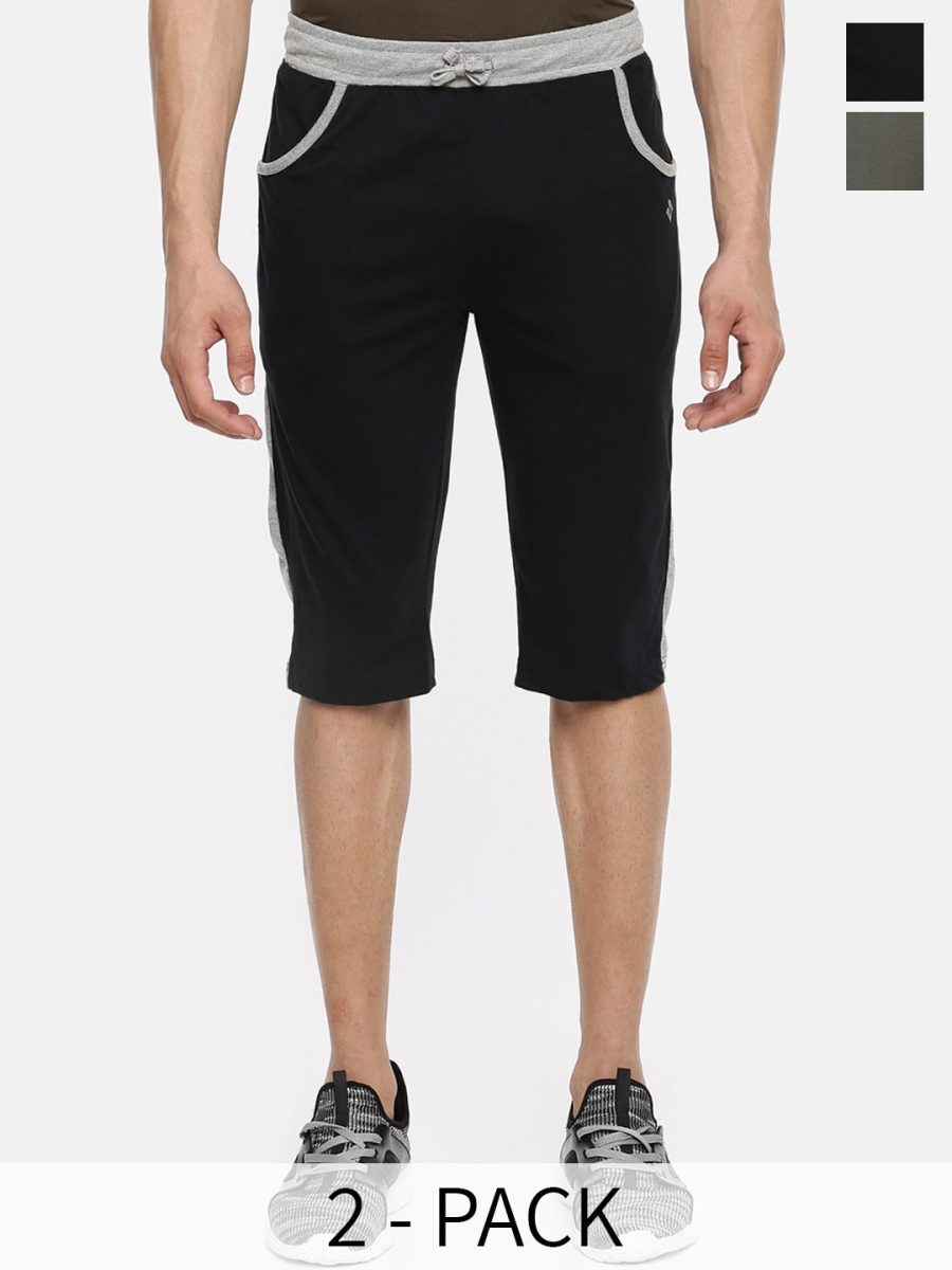 Dollar Men's Casual Capri 3/4th Shorts