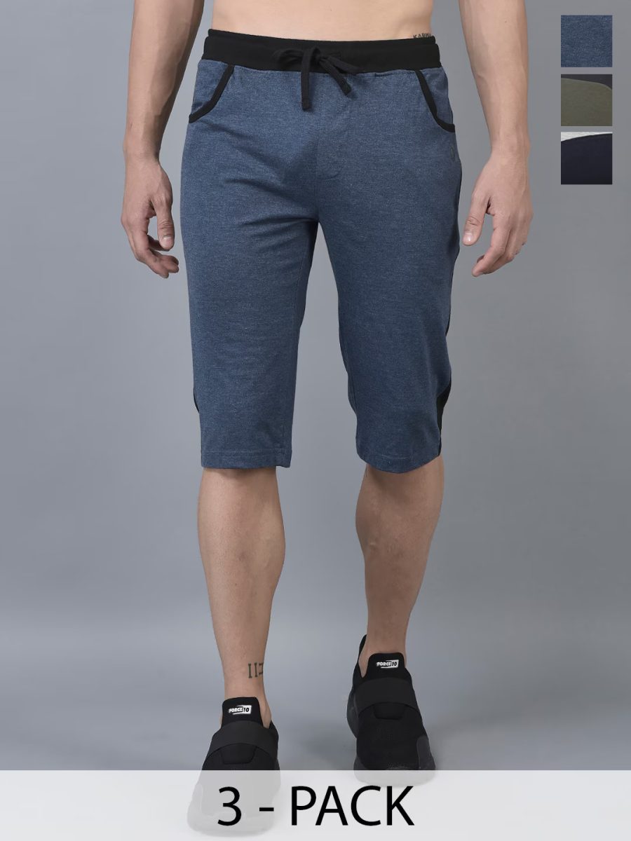 Dollar Men's Casual Capri 3/4th Shorts