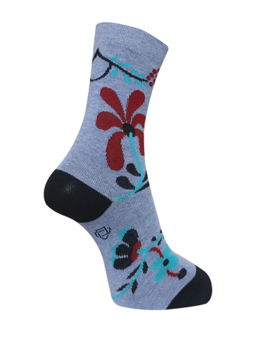 Dollar Socks for Women's And Girls Crew Length Tumb Socks Free Size (Pack of 5)