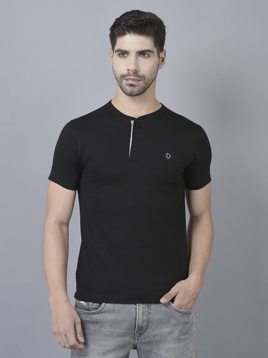 Dollar Men's Casual Henly Neck T-Shirt