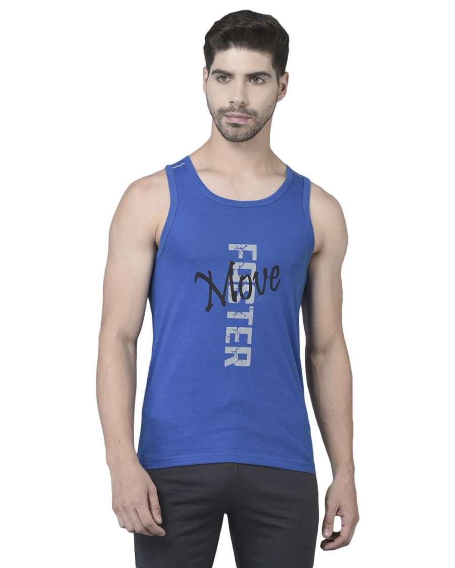 Dollar Men's Casual Cotton Printed Tank Top Vest