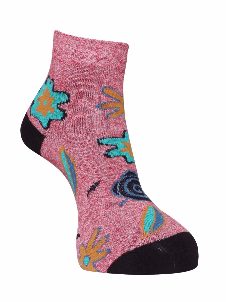 Dollar Socks for Women's And Girls Ankle Length Tumb Socks Free Size (Pack of 5)