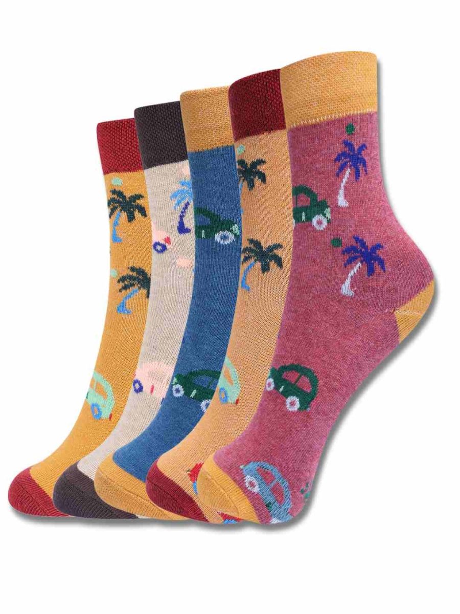 DOLLAR KIDS SOCKS FOR BOYS & GIRLS IN BLENDED COTTON (PACK OF 5)