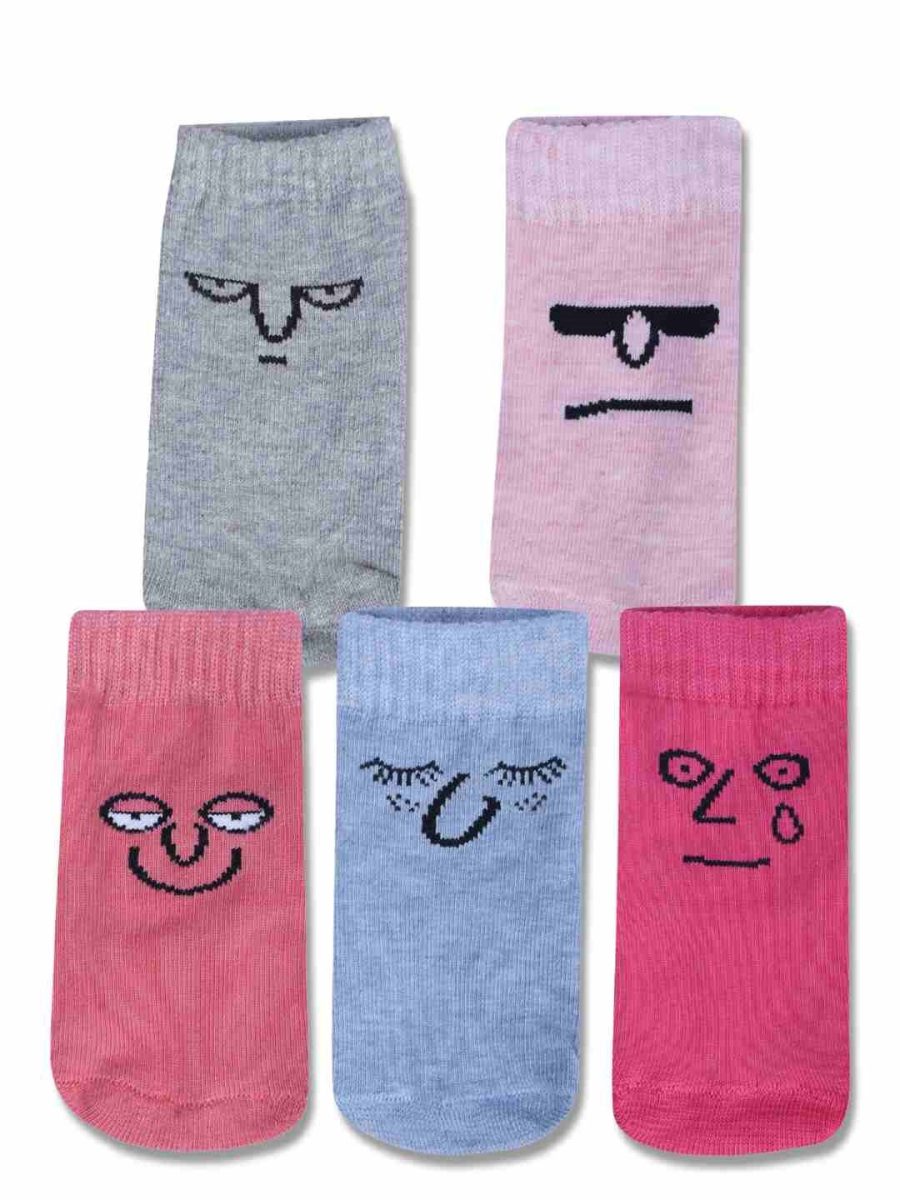 DOLLAR KIDS SOCKS FOR BOYS & GIRLS IN BLENDED COTTON (PACK OF 5)