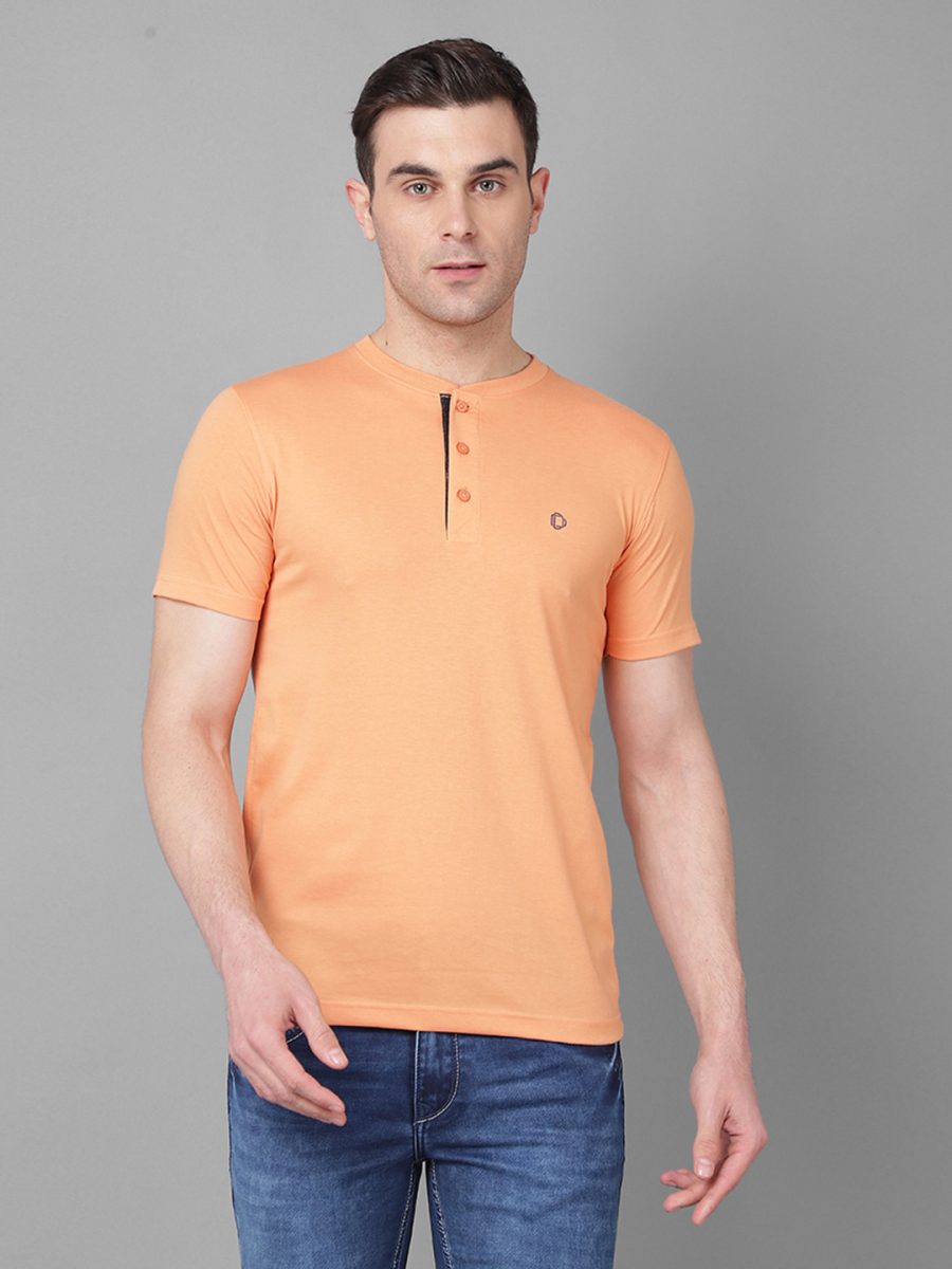 Dollar Men's Casual Henly Neck T-Shirt