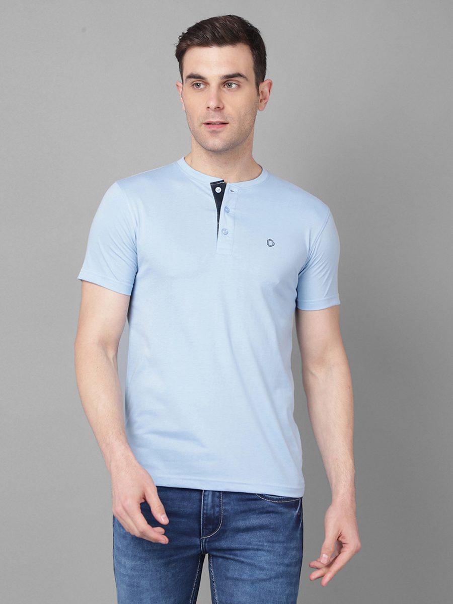 Dollar Men's Casual Henly Neck T-Shirt