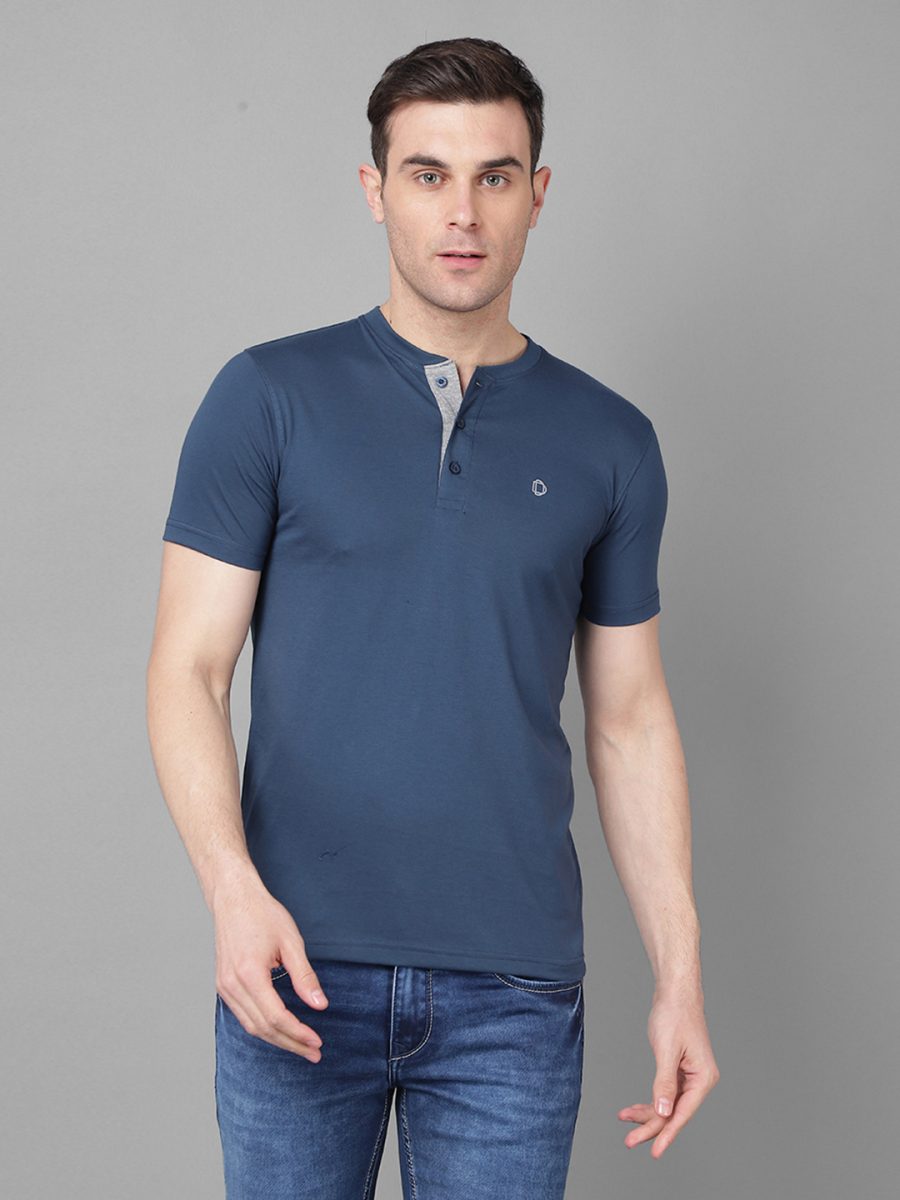 Dollar Men's Casual Henly Neck T-Shirt