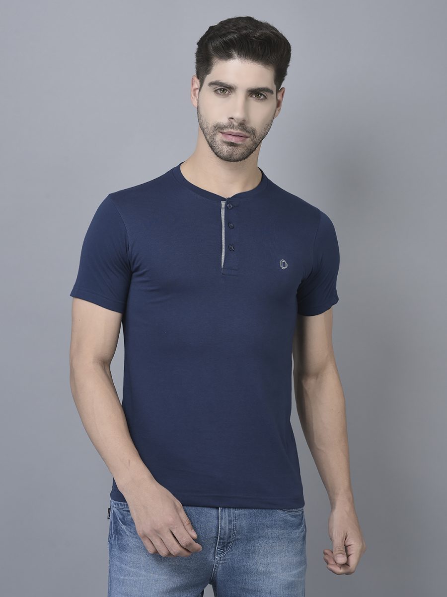 Dollar Men's Casual Henly Neck T-Shirt