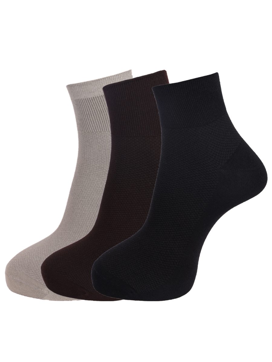 Dollar Bamboo Socks Odour Free Ankle Length Socks (Pack of 3)