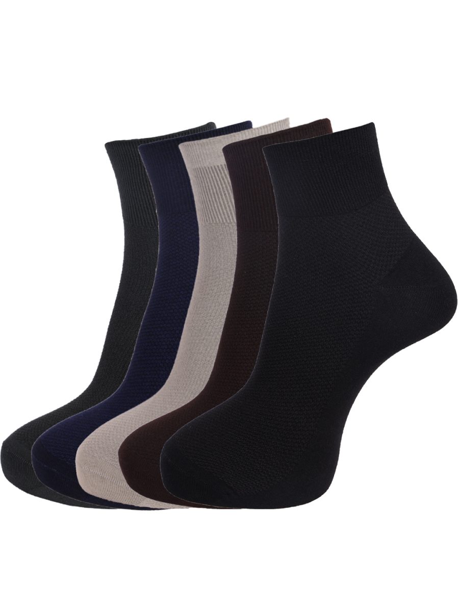 Dollar Bamboo Socks Odour Free Ankle Length Socks (Pack of 5)