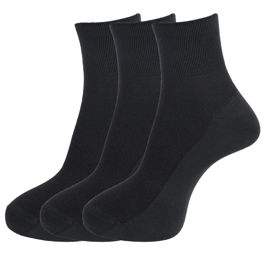 Dollar Bamboo Socks Odour Free Ankle Length Socks (Pack of 3)