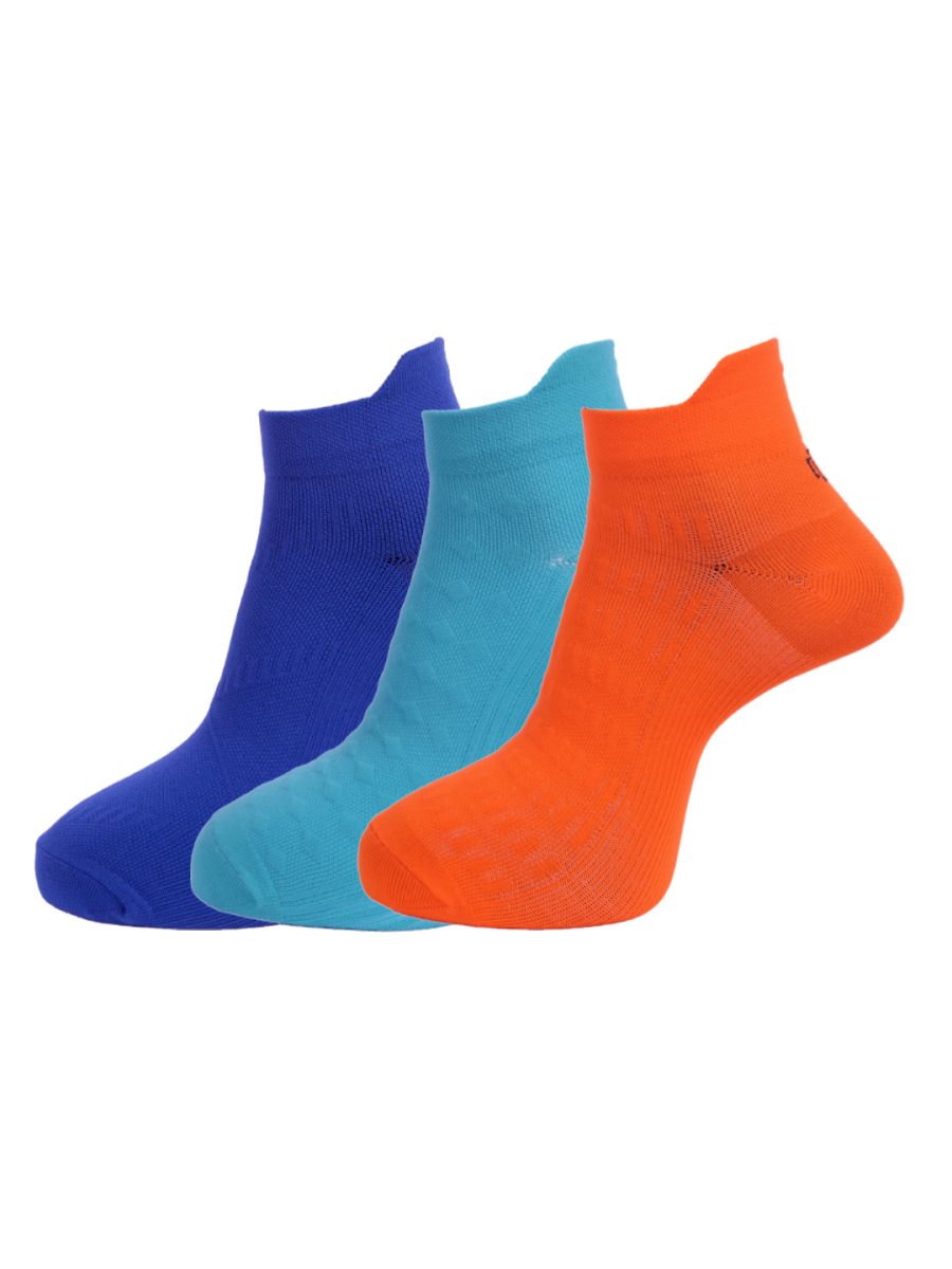 Dollar Socks Cotton Ankle Length Socks for Men's Free Size (Pack of 3)