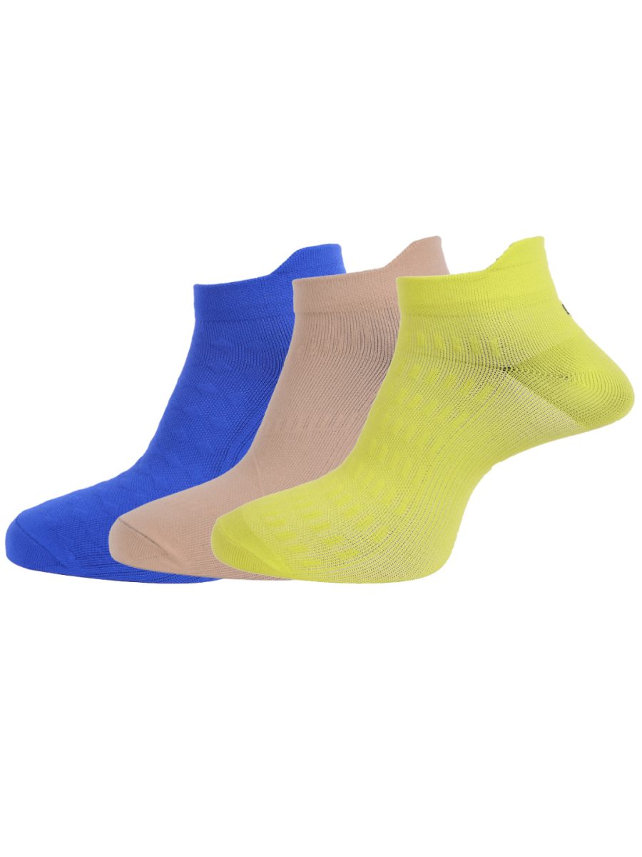 Dollar Socks Cotton Ankle Length Socks for Men's Free Size (Pack of 3)