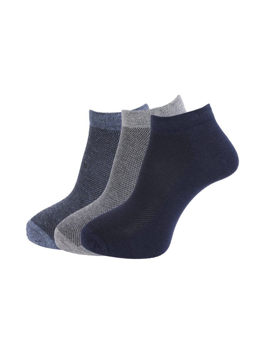 Dollar Socks Low Ankle Cotton Socks for Men's (Pack of 3)