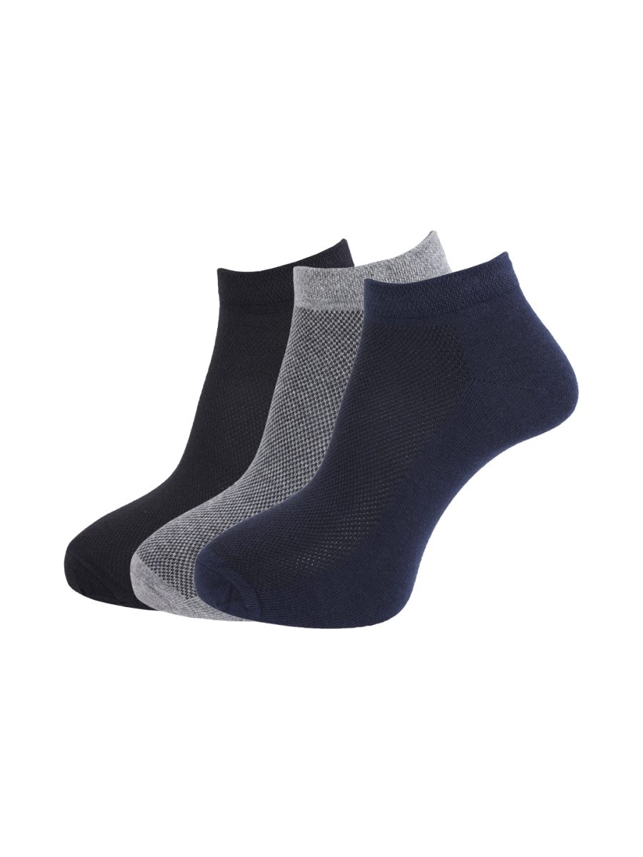 Dollar Socks Low Ankle Cotton Socks for Men's (Pack of 3)