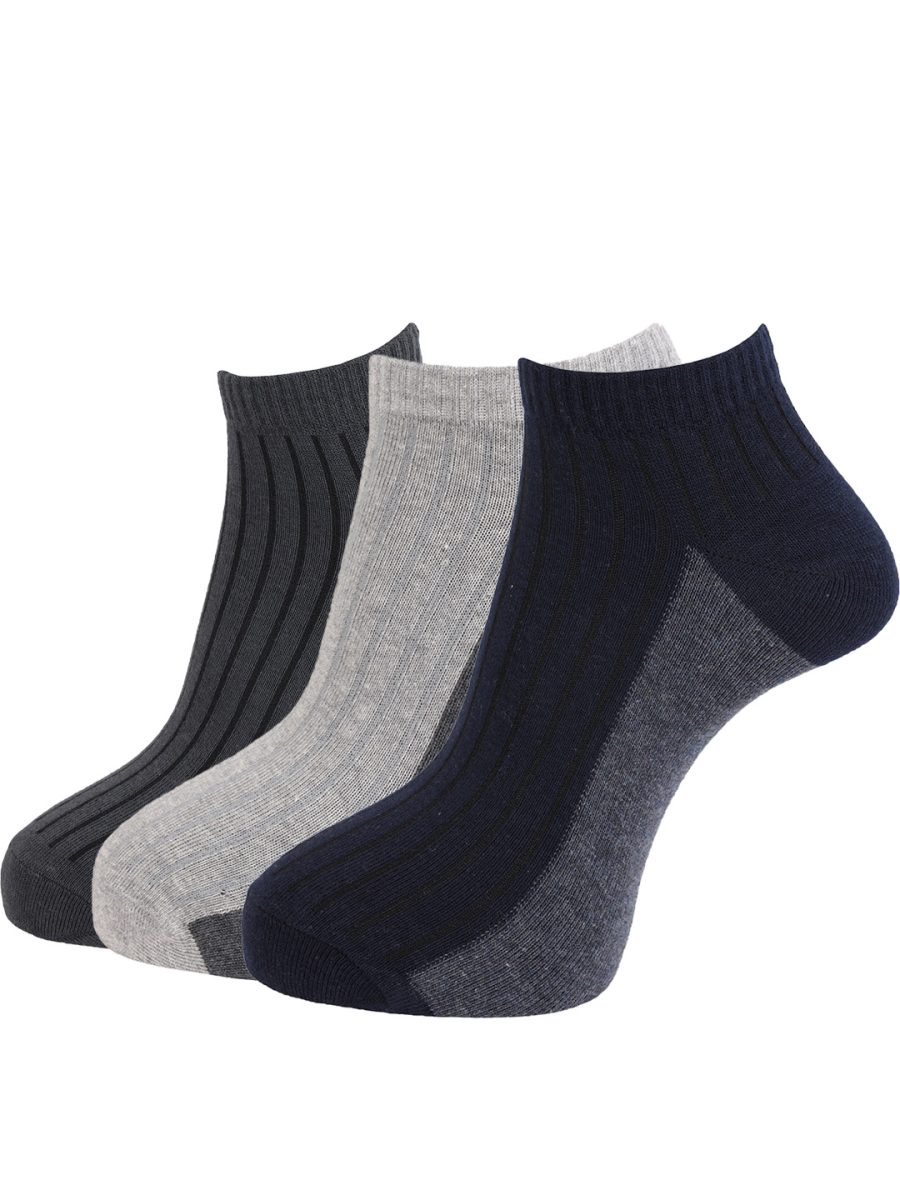 Dollar Socks Low Ankle Cotton Socks for Men's (Pack of 3)