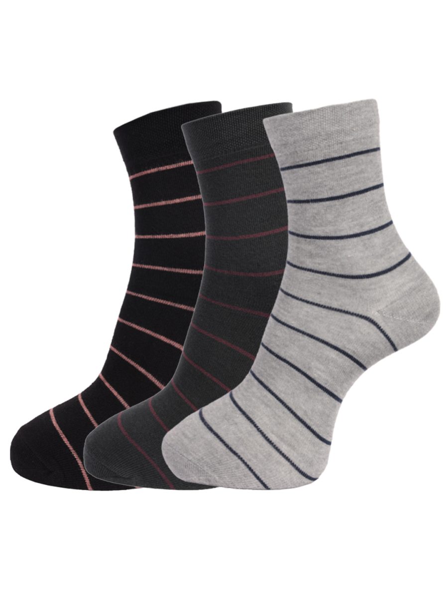 Dollar Socks Full Length Cotton Socks for Mens Free Size (Pack of 3)