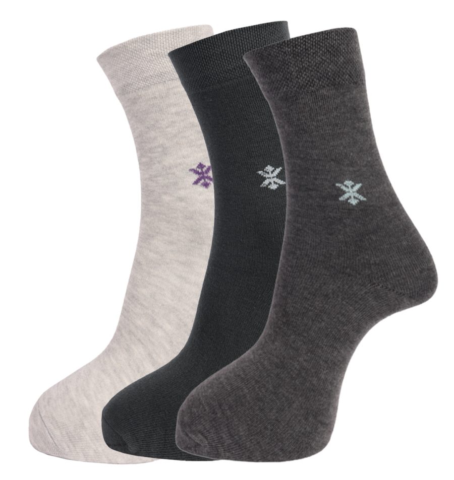 Dollar Socks Full Length Cotton Socks for Mens Free Size (Pack of 3)