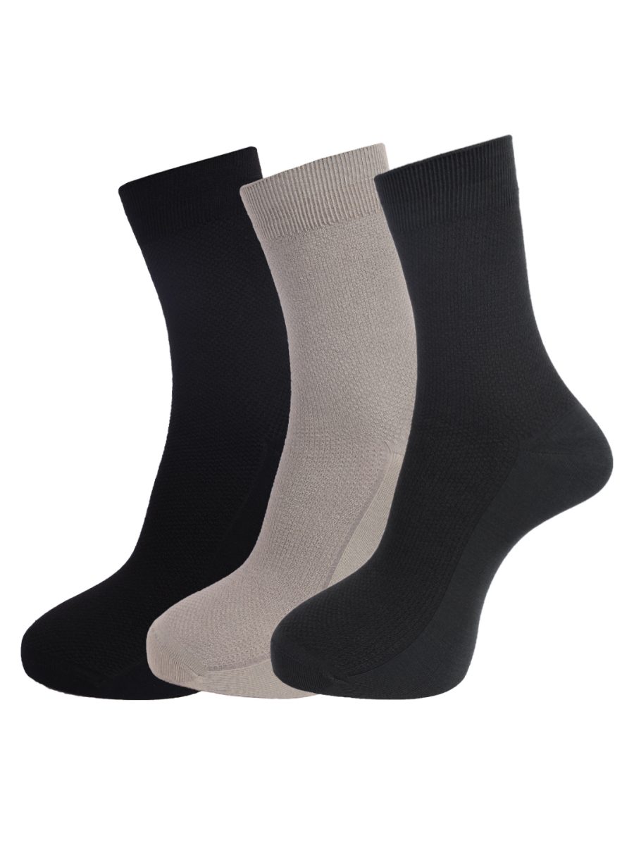 Dollar Socks Full Length Cotton Socks for Mens Free Size (Pack of 3)
