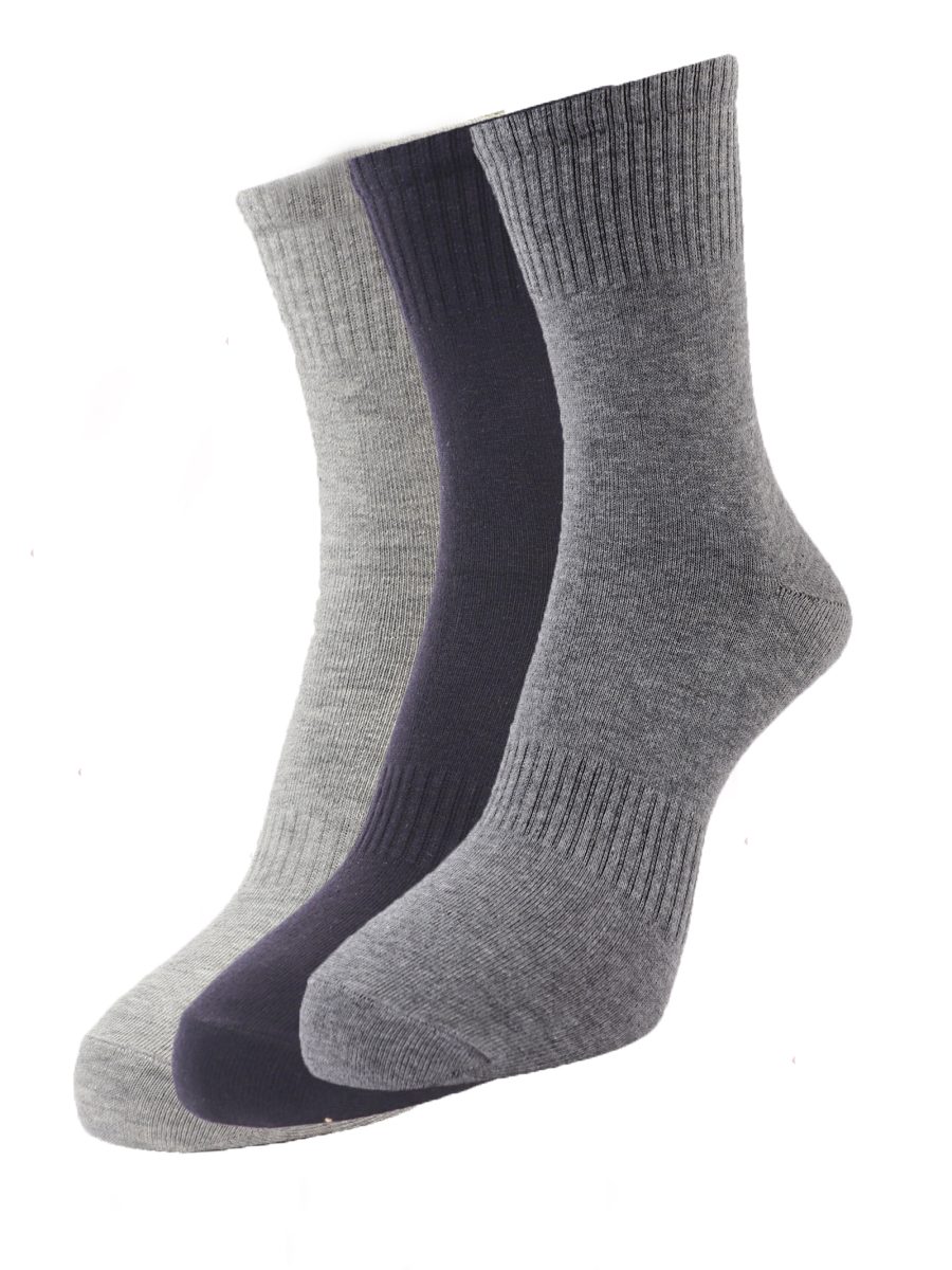 Dollar Socks Full Length Cotton Socks for Mens Free Size (Pack of 3)