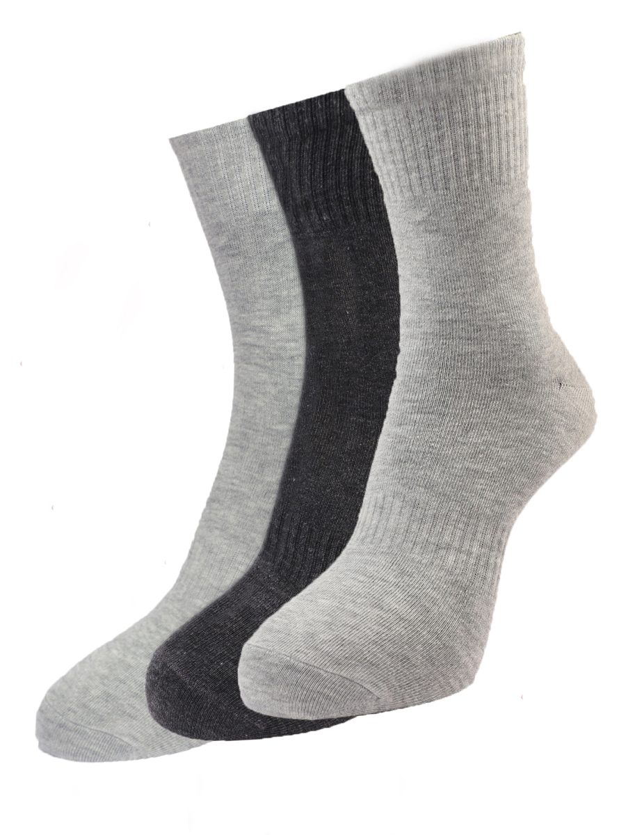 Dollar Socks Full Length Cotton Socks for Mens Free Size (Pack of 3)