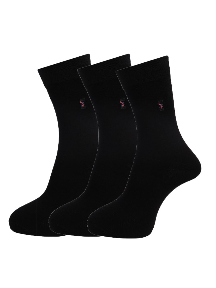 Dollar Socks Full Length Cotton Socks for Mens Free Size (Pack of 3)