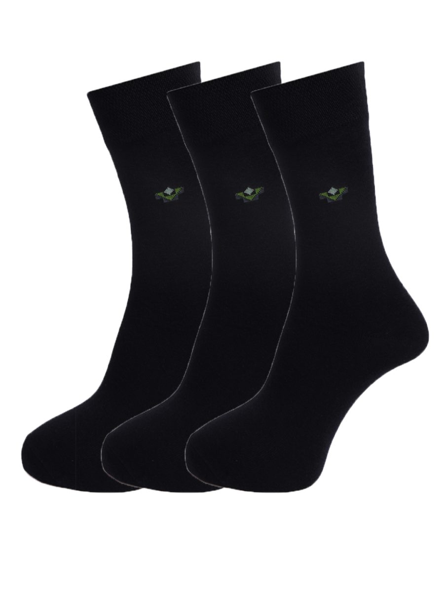 Dollar Socks Full Length Cotton Socks for Mens Free Size (Pack of 3)