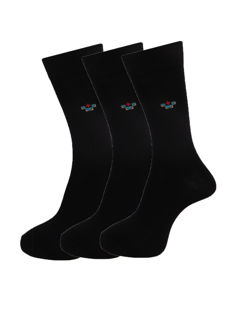 Dollar Socks Full Length Cotton Socks for Mens Free Size (Pack of 3)