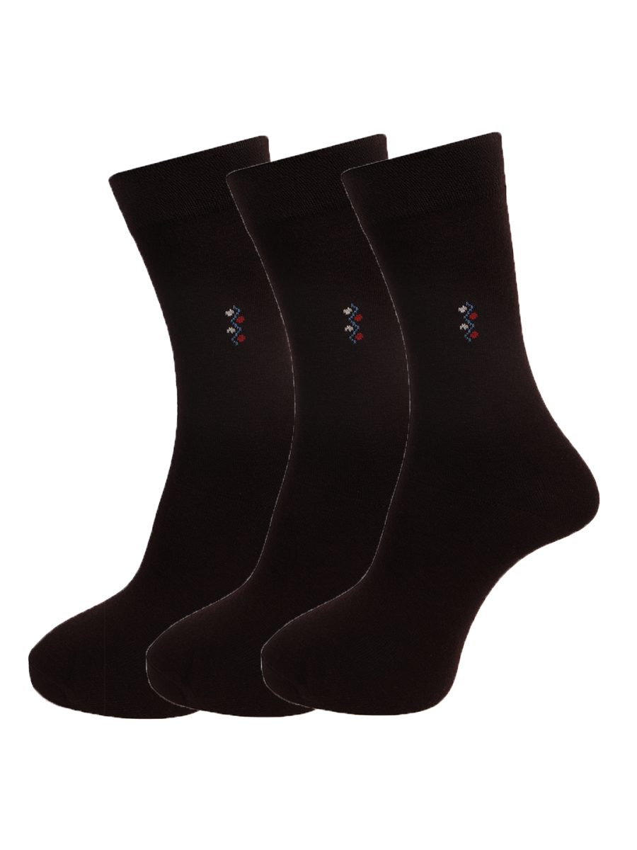 Dollar Socks Full Length Cotton Socks for Mens Free Size (Pack of 3)