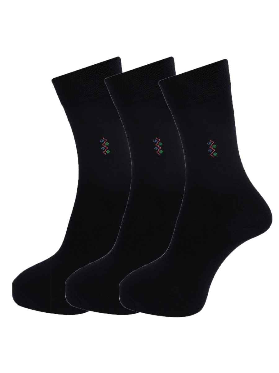 Dollar Socks Full Length Cotton Socks for Mens Free Size (Pack of 3)