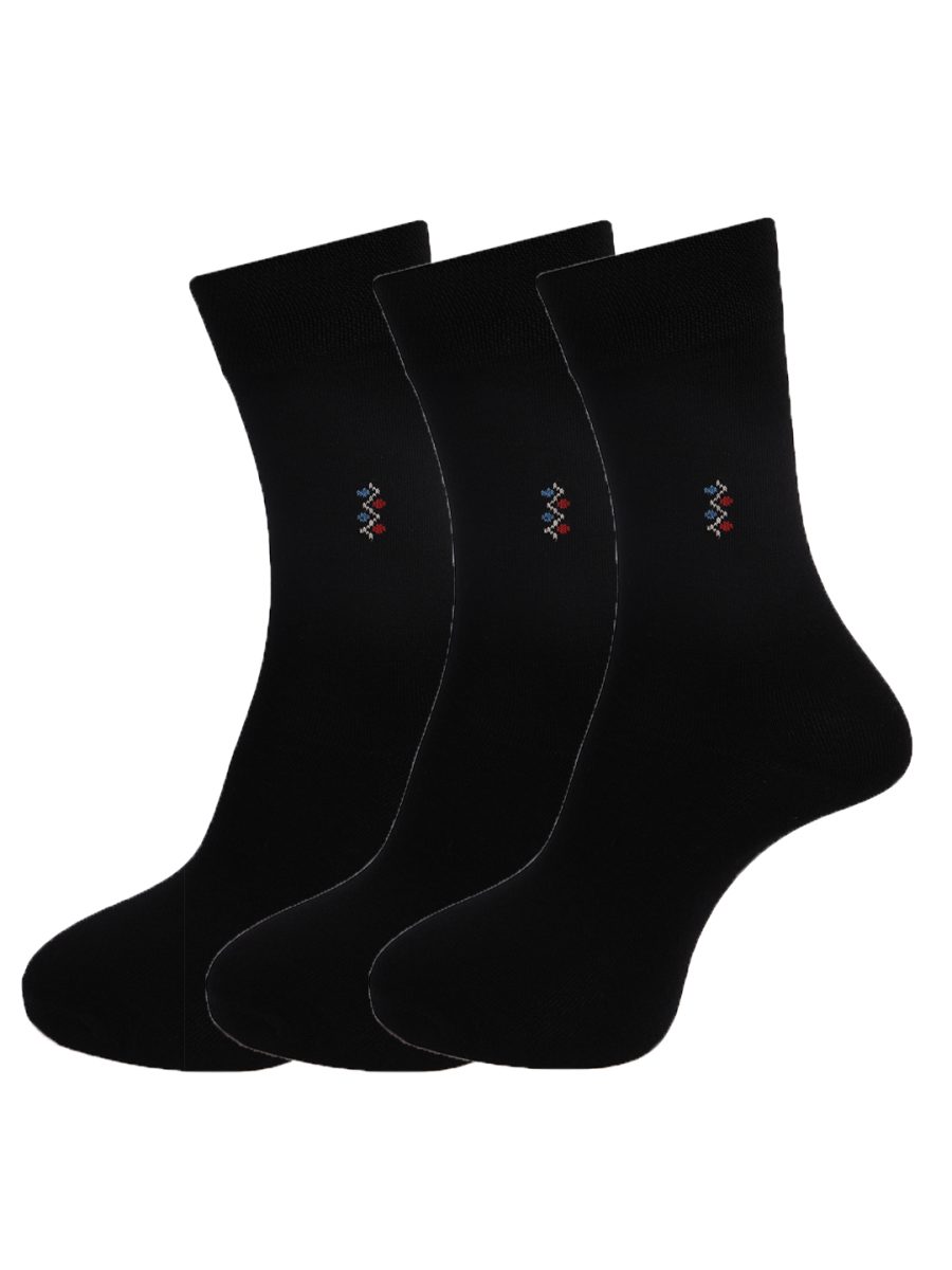 Dollar Socks Full Length Cotton Socks for Mens Free Size (Pack of 3)