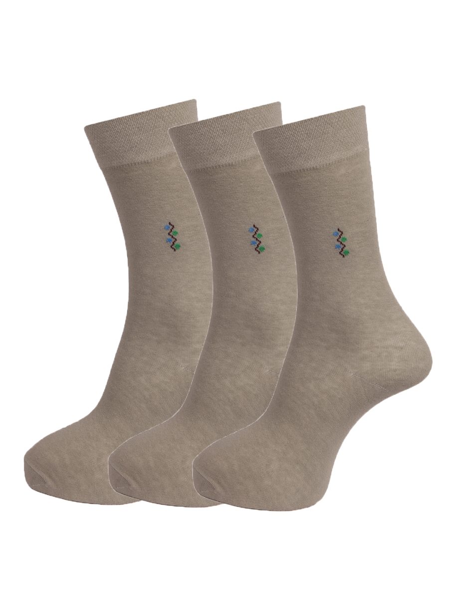 Dollar Socks Full Length Cotton Socks for Mens Free Size (Pack of 3)