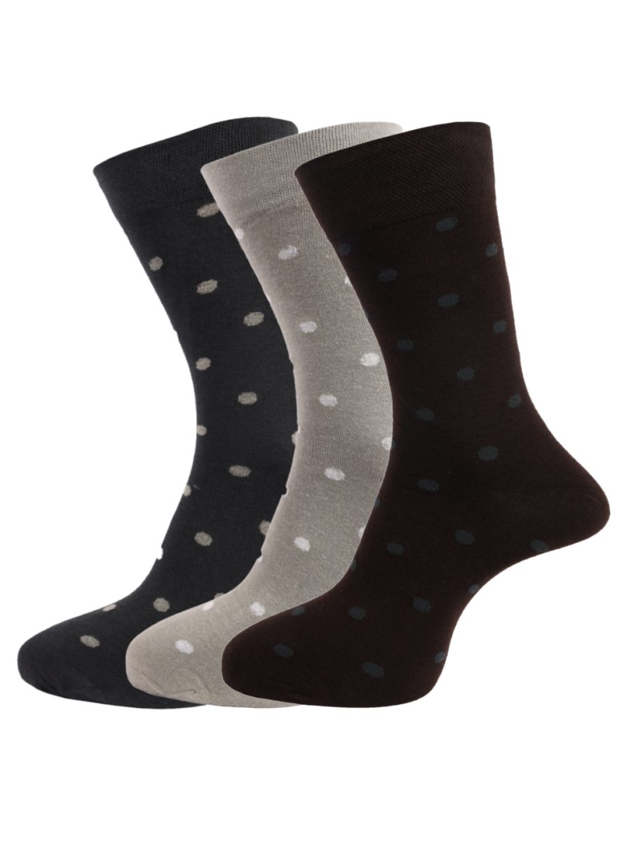 Dollar Socks Full Length Cotton Socks for Mens Free Size (Pack of 3)