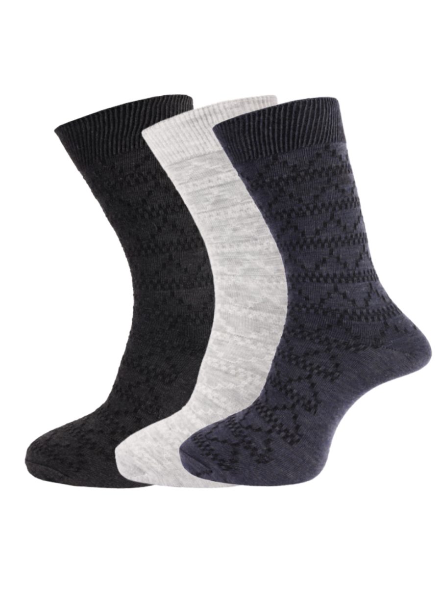 Dollar Socks Full Length Cotton Socks for Mens Free Size (Pack of 3)