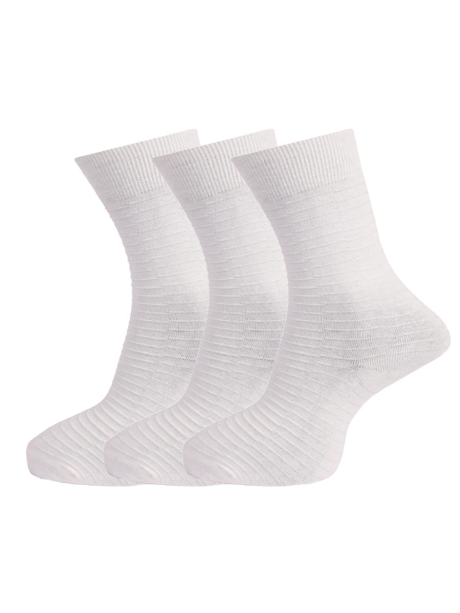 Dollar Socks Full Length Cotton Socks for Mens Free Size (Pack of 3)