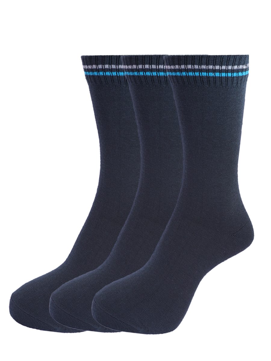Dollar Socks Full Length Cotton Socks for Mens Free Size (Pack of 3)