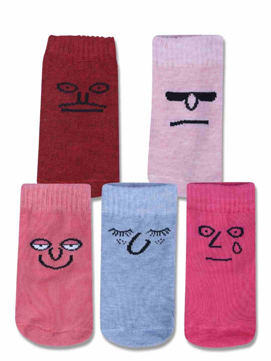 DOLLAR KIDS SOCKS FOR BOYS & GIRLS IN BLENDED COTTON (PACK OF 5)