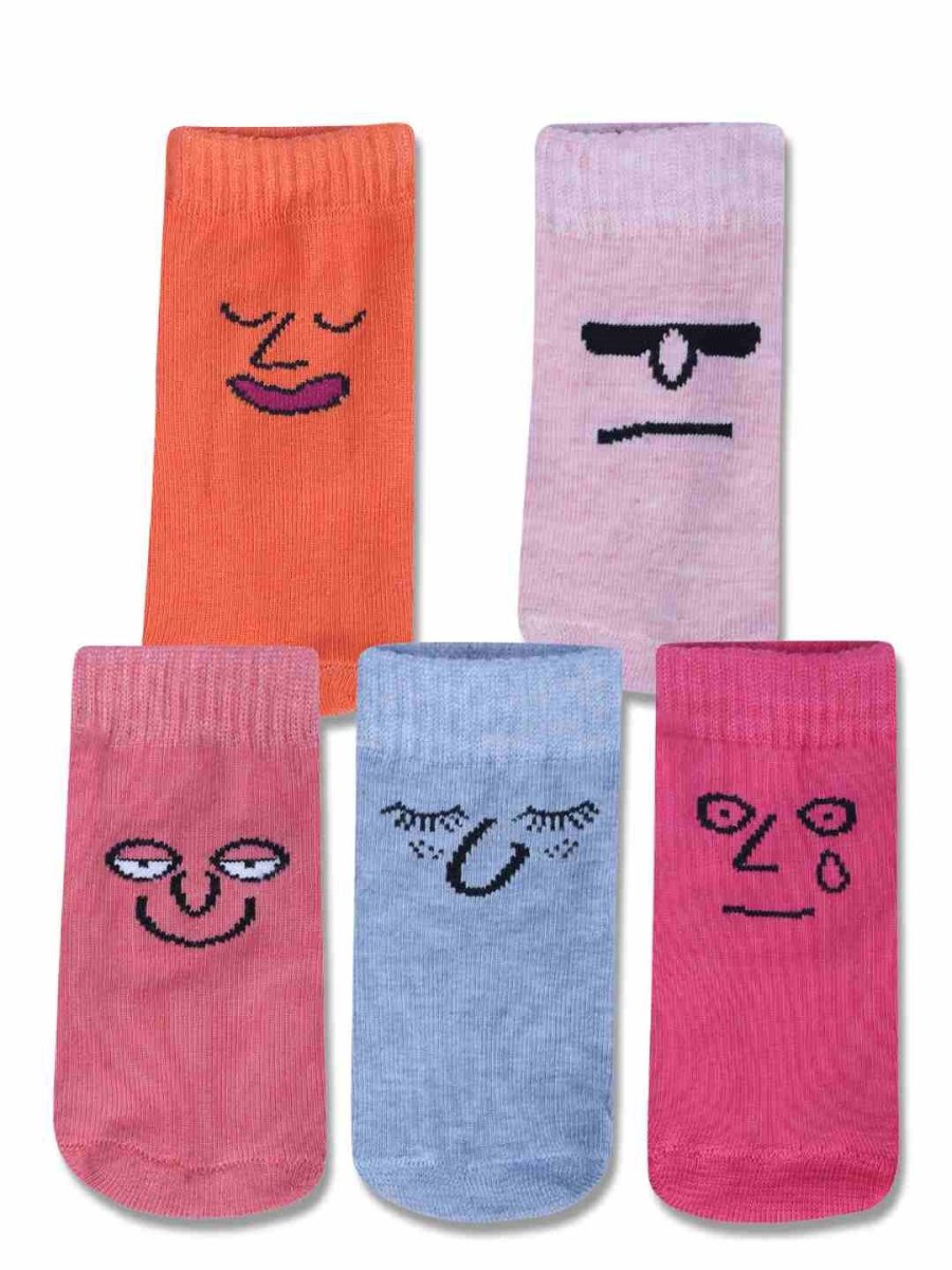 DOLLAR KIDS SOCKS FOR BOYS & GIRLS IN BLENDED COTTON (PACK OF 5)