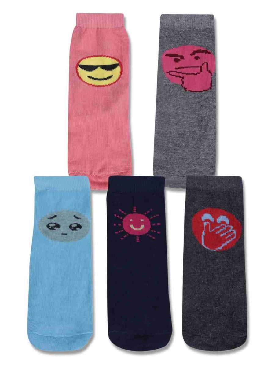 DOLLAR KIDS SOCKS FOR BOYS & GIRLS IN BLENDED COTTON (PACK OF 5)