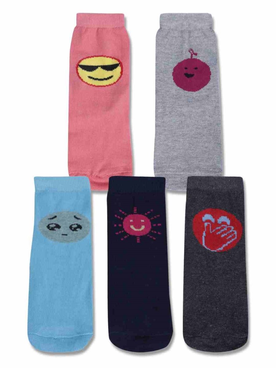 DOLLAR KIDS SOCKS FOR BOYS & GIRLS IN BLENDED COTTON (PACK OF 5)