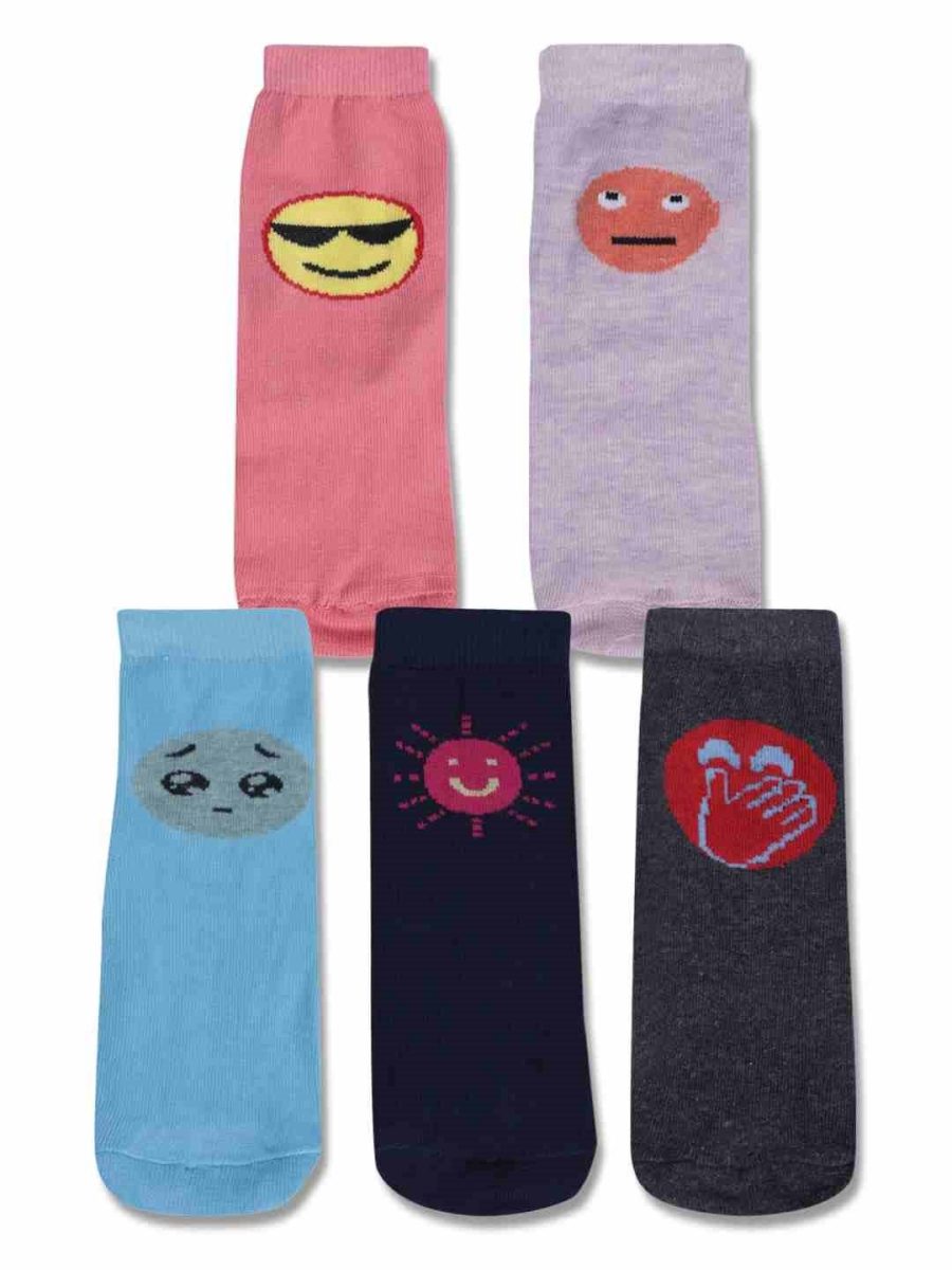 DOLLAR KIDS SOCKS FOR BOYS & GIRLS IN BLENDED COTTON (PACK OF 5)