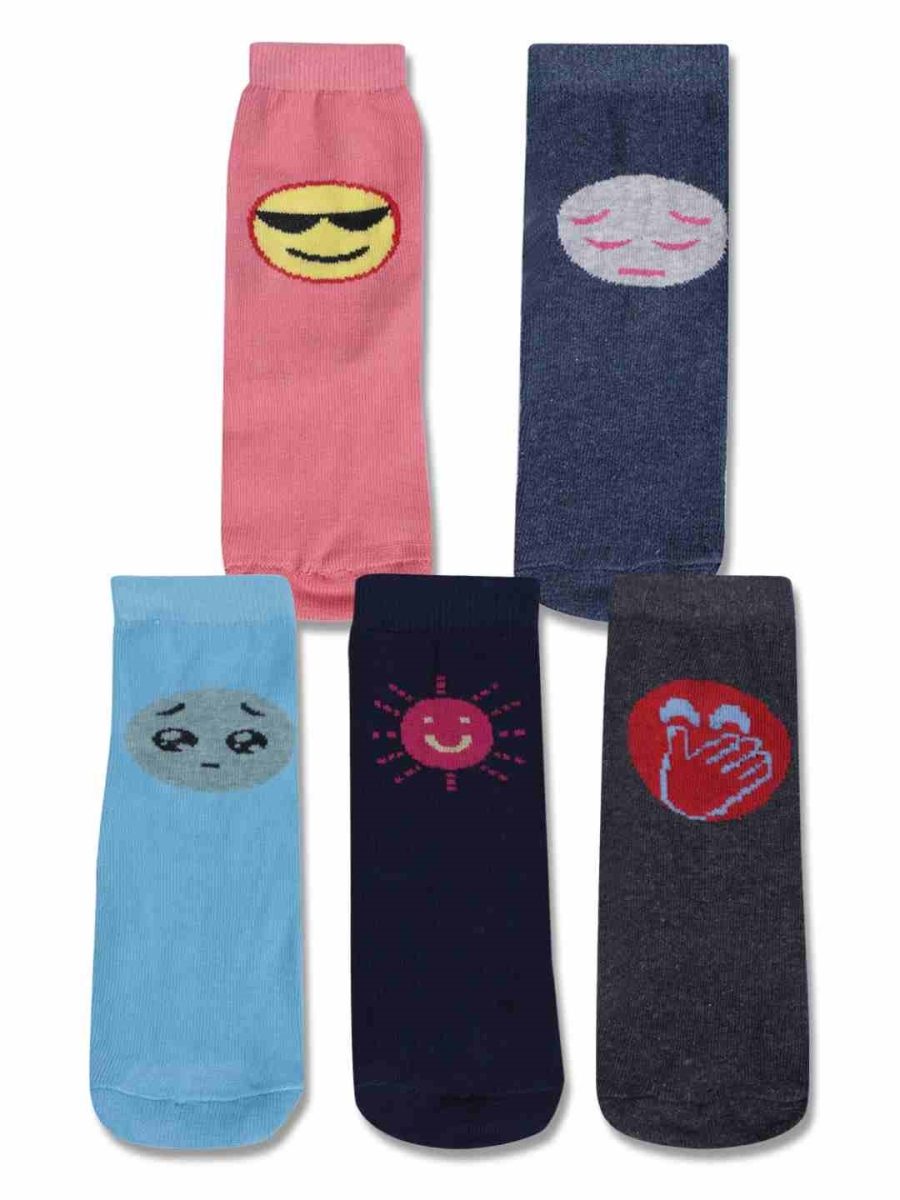 DOLLAR KIDS SOCKS FOR BOYS & GIRLS IN BLENDED COTTON (PACK OF 5)