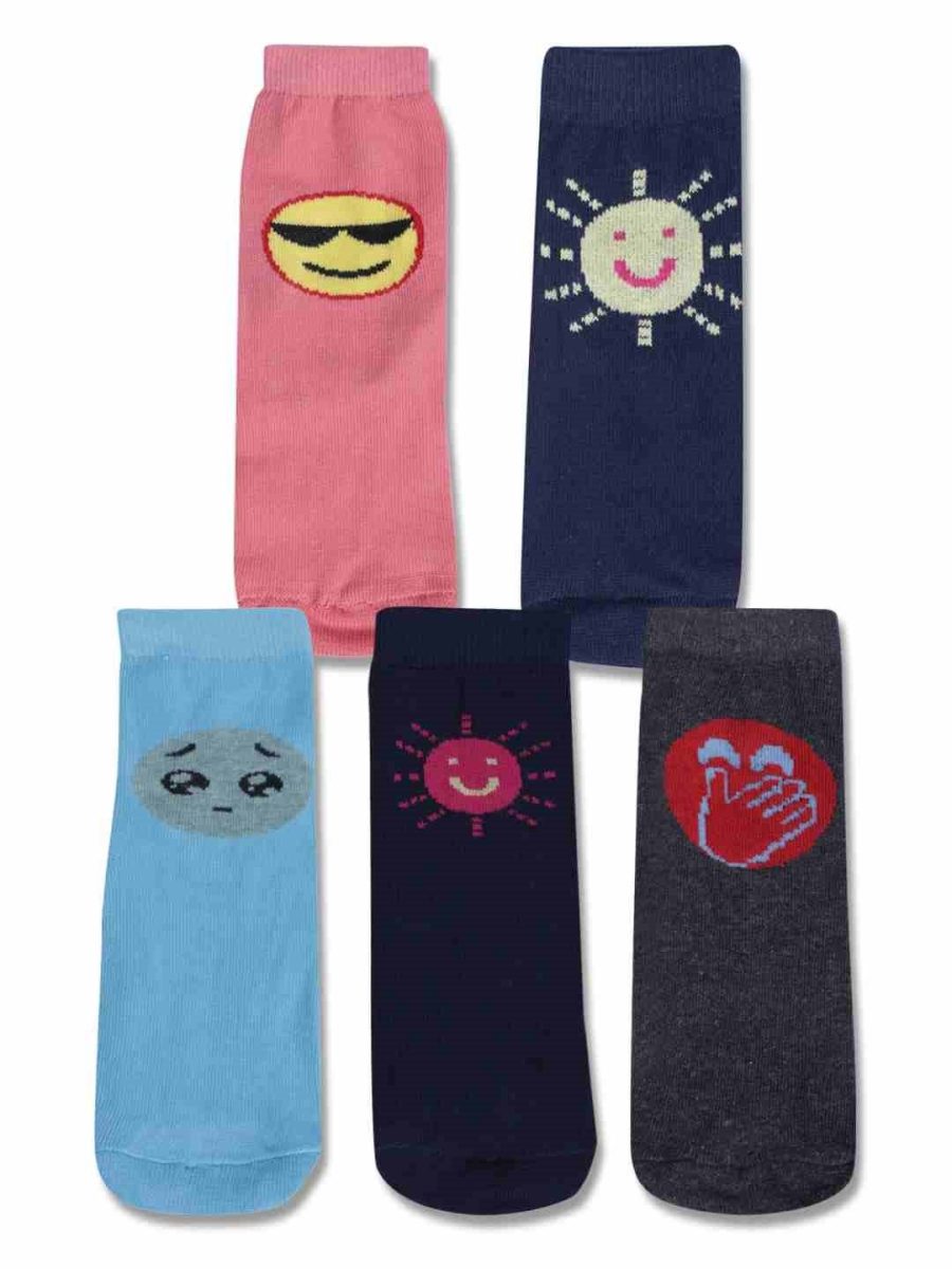 DOLLAR KIDS SOCKS FOR BOYS & GIRLS IN BLENDED COTTON (PACK OF 5)